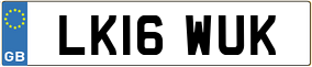 Truck License Plate